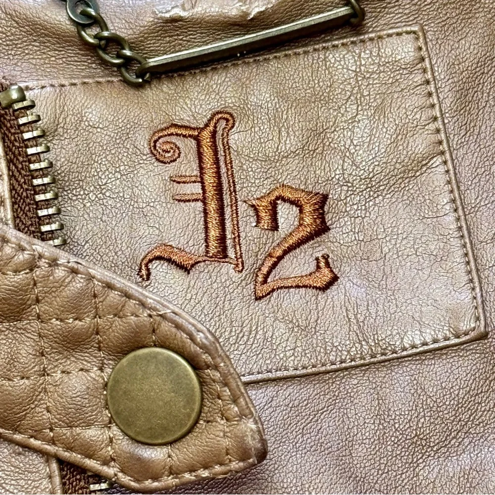 Women’s “J2” Faux Leather Jacket | #P8 - Picture 11 of 15
